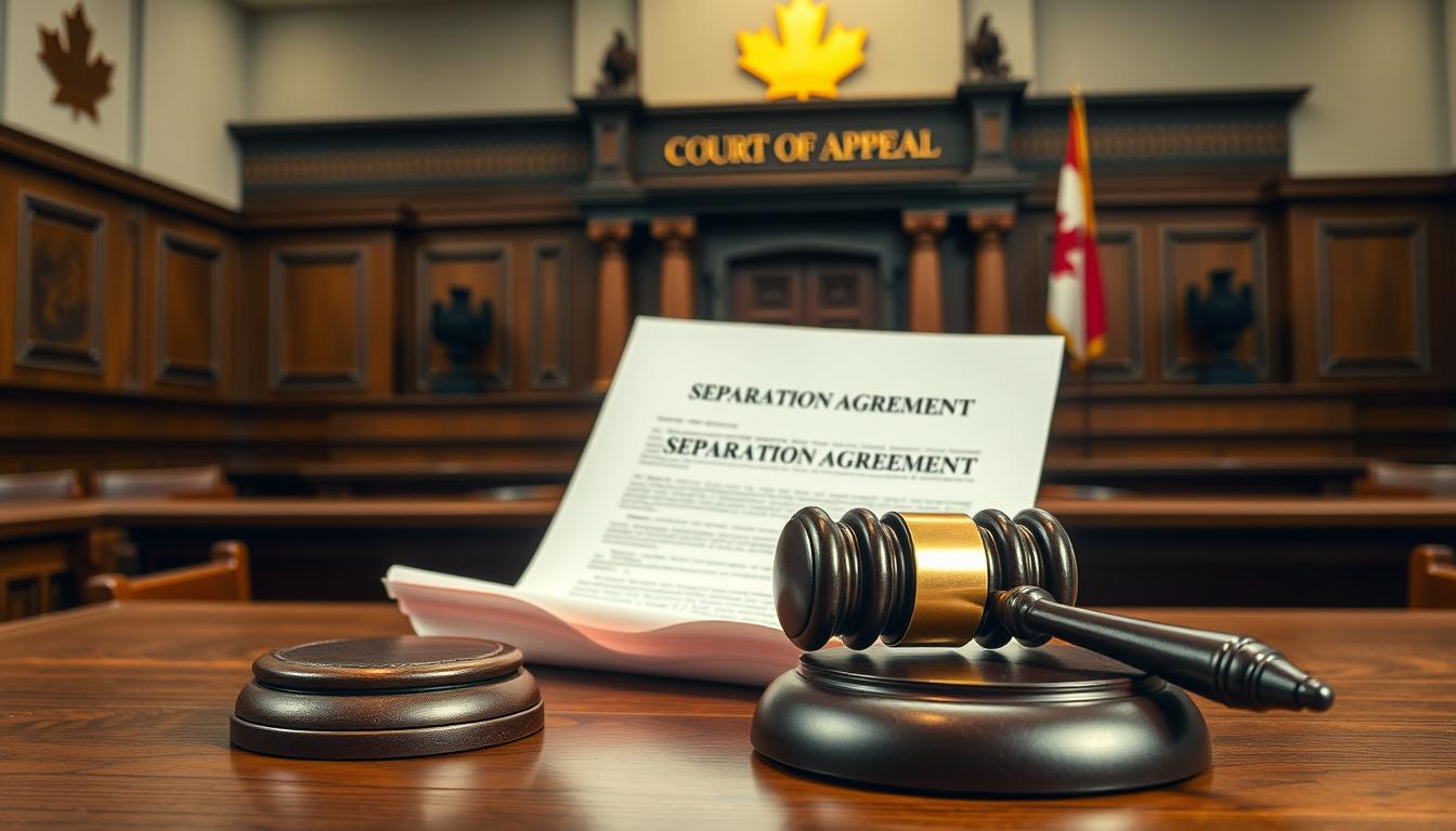 Ontario Court of Appeal separation agreement enforceability